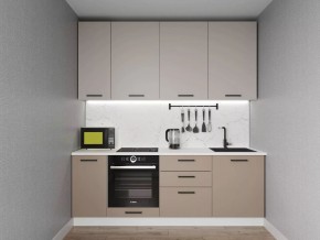 Кухонный гарнитур Каппучино 2200 h950 (Стол. 26мм) в Ижевске - izhevsk.mebel24.online | фото