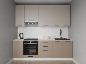 Кухонный гарнитур Каппучино 2400 h950 (Стол. 38мм) в Ижевске - izhevsk.mebel24.online | фото