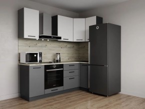 Кухонный гарнитур Меренга 2200*1000 (Стол. 38мм) в Ижевске - izhevsk.mebel24.online | фото 1