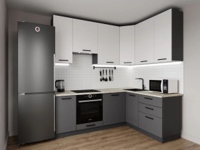Кухонный гарнитур Меренга 2200*1600 h950 (Стол. 26мм) в Ижевске - izhevsk.mebel24.online | фото 1