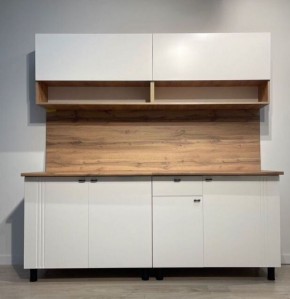 Кухонный гарнитур МОНАКО 2.0 м Серия 2 МДФ с фрезеровкой (Дуб Золотой/Белый матовый) в Ижевске - izhevsk.mebel24.online | фото 2