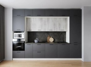 Кухонный гарнитур Санторини 3400 (Стол. 38мм) в Ижевске - izhevsk.mebel24.online | фото