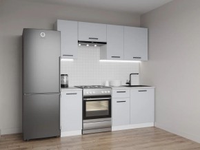 Кухонный гарнитур Смоки 2000 (Стол. 38 мм) в Ижевске - izhevsk.mebel24.online | фото 1