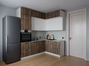 Кухонный гарнитур Старое Дерево 2200*1700 (Стол. 38мм) в Ижевске - izhevsk.mebel24.online | фото