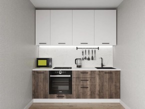 Кухонный гарнитур Старое Дерево 2200 h950 (Стол. 38мм) в Ижевске - izhevsk.mebel24.online | фото 1