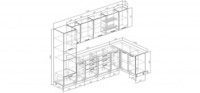 Кухонный гарнитур угловой Капри 3200х1400 (Стол. 38мм) в Ижевске - izhevsk.mebel24.online | фото 2