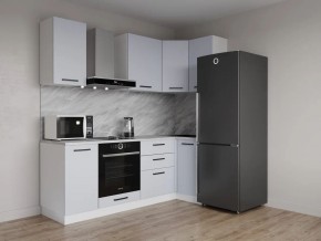 Кухонный гарнитур угловой Смоки 2200*1000 (Стол. 26мм) в Ижевске - izhevsk.mebel24.online | фото