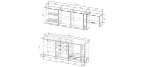 Кухонный гарнитур Умбра 2550 (Стол. 26мм) в Ижевске - izhevsk.mebel24.online | фото 2