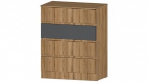 ЛЕНОРА Комод 4 ящика (графит) в Ижевске - izhevsk.mebel24.online | фото