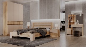 ЛЕНОРА Спальный гарнитур (модульный) кашемир в Ижевске - izhevsk.mebel24.online | фото