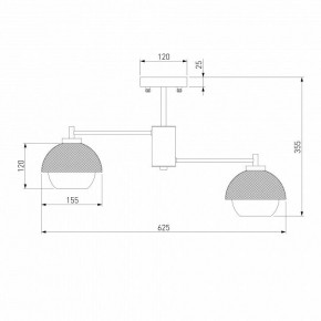 Люстра на штанге Eurosvet Nocciola 70106/6 черный в Ижевске - izhevsk.mebel24.online | фото 5