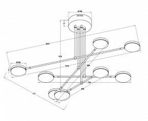 Люстра на штанге Maytoni Fad MOD070PL-L48W3K в Ижевске - izhevsk.mebel24.online | фото 3