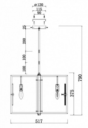 Люстра на штанге Maytoni Marmo MOD099PL-06G в Ижевске - izhevsk.mebel24.online | фото 4