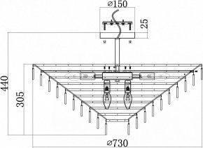 Люстра на штанге Maytoni Mazzo MOD130CL-14G в Ижевске - izhevsk.mebel24.online | фото 4