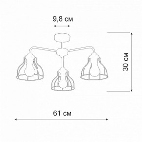 Люстра на штанге Vitaluce V3102 V3102-1/3PL в Ижевске - izhevsk.mebel24.online | фото 2