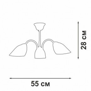 Люстра на штанге Vitaluce V3335 V3335-7/3PL в Ижевске - izhevsk.mebel24.online | фото 3