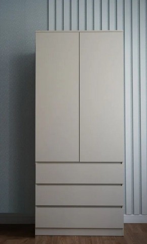 МОРИ МШ 900.2 Шкаф с 2-мя дв. и 3-мя ящ. ВЫСОКИЙ (Сатин) в Ижевске - izhevsk.mebel24.online | фото