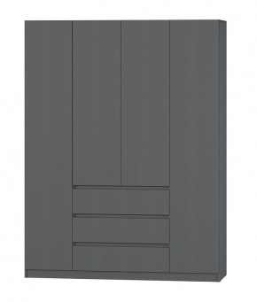 МС "Хилтон" Шкаф №1 1600 (Графит) в Ижевске - izhevsk.mebel24.online | фото 2