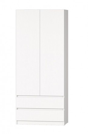 МС "Хилтон" Шкаф №3 900 (Белый текстурный) в Ижевске - izhevsk.mebel24.online | фото 2