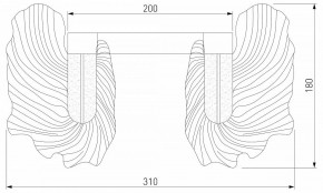 Накладной светильник Bogate-s Farfalla 90377/1 в Ижевске - izhevsk.mebel24.online | фото 4