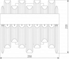 Накладной светильник Bogate-s Sparkle 418/1 в Ижевске - izhevsk.mebel24.online | фото 4