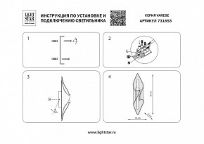 Накладной светильник Lightstar Varese 731653 в Ижевске - izhevsk.mebel24.online | фото 3