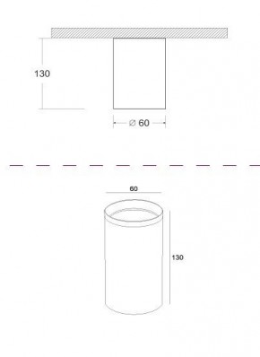 Накладной светильник Maytoni Focus C010CL-01GF в Ижевске - izhevsk.mebel24.online | фото 2