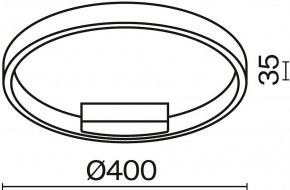 Накладной светильник Maytoni Halo MOD058CL-L25WK в Ижевске - izhevsk.mebel24.online | фото 4