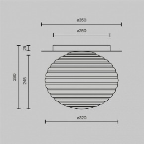 Накладной светильник Maytoni Reels MOD268CL-01B в Ижевске - izhevsk.mebel24.online | фото 3