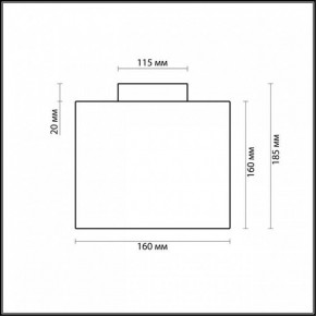 Накладной светильник Odeon Light Cross 2407/1C в Ижевске - izhevsk.mebel24.online | фото 2