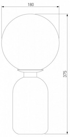 Настольная лампа декоративная Eurosvet Bubble 01197/1 белый в Ижевске - izhevsk.mebel24.online | фото 2
