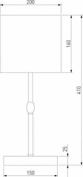 Настольная лампа декоративная Eurosvet Notturno 01162/1 черный в Ижевске - izhevsk.mebel24.online | фото 4