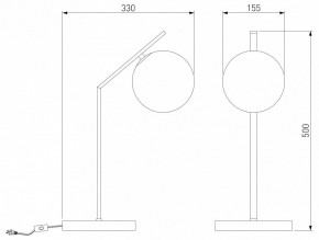 Настольная лампа декоративная Eurosvet Shape 01213/1 хром в Ижевске - izhevsk.mebel24.online | фото 3