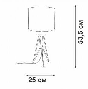 Настольная лампа декоративная Vitaluce V2834 V2834-1/1L в Ижевске - izhevsk.mebel24.online | фото 2