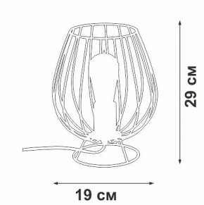 Настольная лампа декоративная Vitaluce V4296 V4296-0/1L в Ижевске - izhevsk.mebel24.online | фото 3