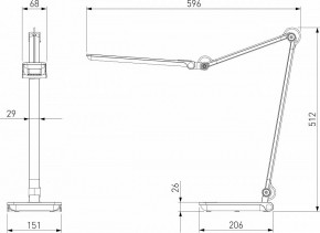 Настольная лампа офисная Elektrostandard Great a065290 в Ижевске - izhevsk.mebel24.online | фото 4