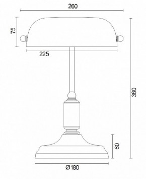 Настольная лампа офисная Maytoni Kiwi Z153-TL-01-BS в Ижевске - izhevsk.mebel24.online | фото 2