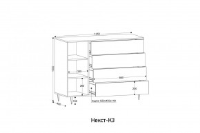 НЕКСТ - К3 Комод в Ижевске - izhevsk.mebel24.online | фото 2