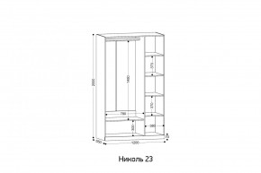 НИКОЛЬ 23 шкаф 3-х створчатый в Ижевске - izhevsk.mebel24.online | фото 2