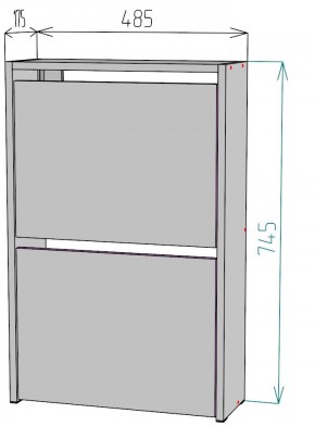 Обувница W120 в Ижевске - izhevsk.mebel24.online | фото 2