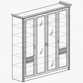 ОРЛЕАН Спальный гарнитур (модульный) ясень белый в Ижевске - izhevsk.mebel24.online | фото 5