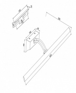 Подсветка для картины Maytoni Fino MIR003WL-L12CH в Ижевске - izhevsk.mebel24.online | фото 4