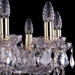 Подвесная люстра Bohemia Ivele Crystal 1402 1402/10/240/G/Leafs в Ижевске - izhevsk.mebel24.online | фото 2