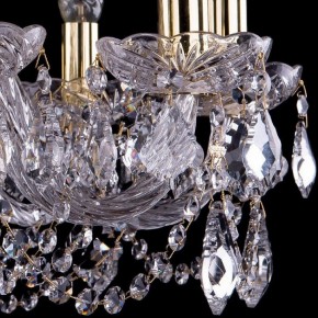 Подвесная люстра Bohemia Ivele Crystal 1402 1402/10/240/G/Leafs в Ижевске - izhevsk.mebel24.online | фото 3