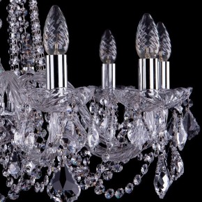 Подвесная люстра Bohemia Ivele Crystal 1402 1402/10/240/Ni/Leafs в Ижевске - izhevsk.mebel24.online | фото 2