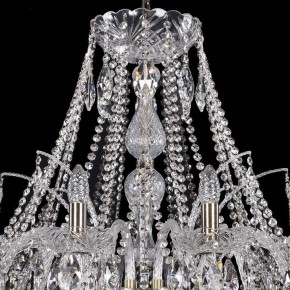 Подвесная люстра Bohemia Ivele Crystal 1411 1411/16/400/Pa в Ижевске - izhevsk.mebel24.online | фото 4