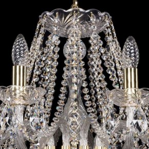 Подвесная люстра Bohemia Ivele Crystal 1413 1413/12/360/G в Ижевске - izhevsk.mebel24.online | фото 4