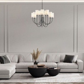 Подвесная люстра Eurosvet Abbey 60164/10 черный в Ижевске - izhevsk.mebel24.online | фото 4