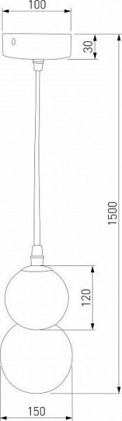 Подвесная люстра Eurosvet Polar 50251/1 LED белый в Ижевске - izhevsk.mebel24.online | фото 3