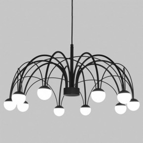 Подвесная люстра Eurosvet Ragno 90034/10 LED черный в Ижевске - izhevsk.mebel24.online | фото